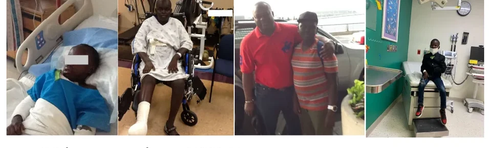 Photo collage showing complex evacuations and recovery support