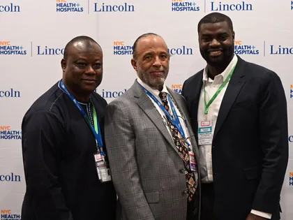 Africa Health Innovations collaboration portrait with hospital representative