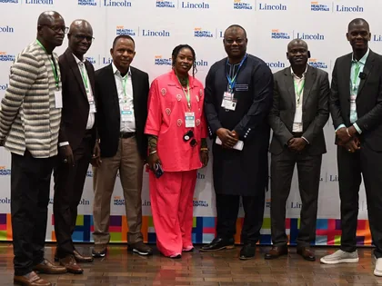 Africa Health Innovations conference team photo at Lincoln